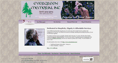Desktop Screenshot of evergreenmemorialsacramento.com